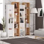 Hanah Home Estantería Semm Roble y Blanco